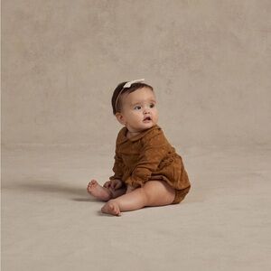 Rylee + Cru Cora Romper Brass